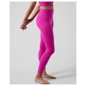 Athleta Ultra High Rise Elation 7/8 Tight - Electric Fuchsia